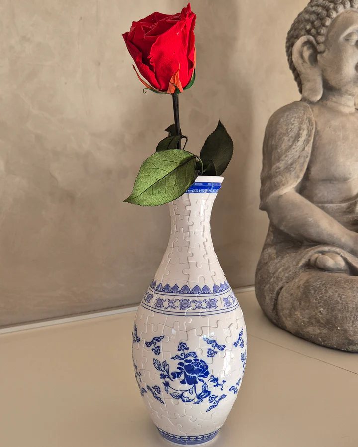 Elegant 3D puzzle vase - Suitable for real flowers🌸