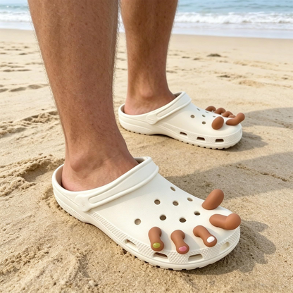 🦶✨Crocs with 3D toe design and fun details🦶✨