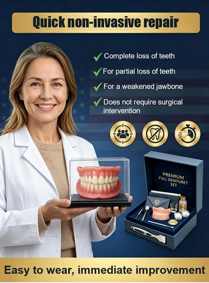 Strong Suction Full Denture for Confident Smile