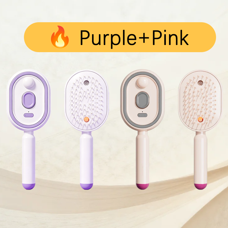 💖ProGlide™🇬🇧 Scalp Massager Comb 💆‍♀️ – Self-Cleaning 🧼