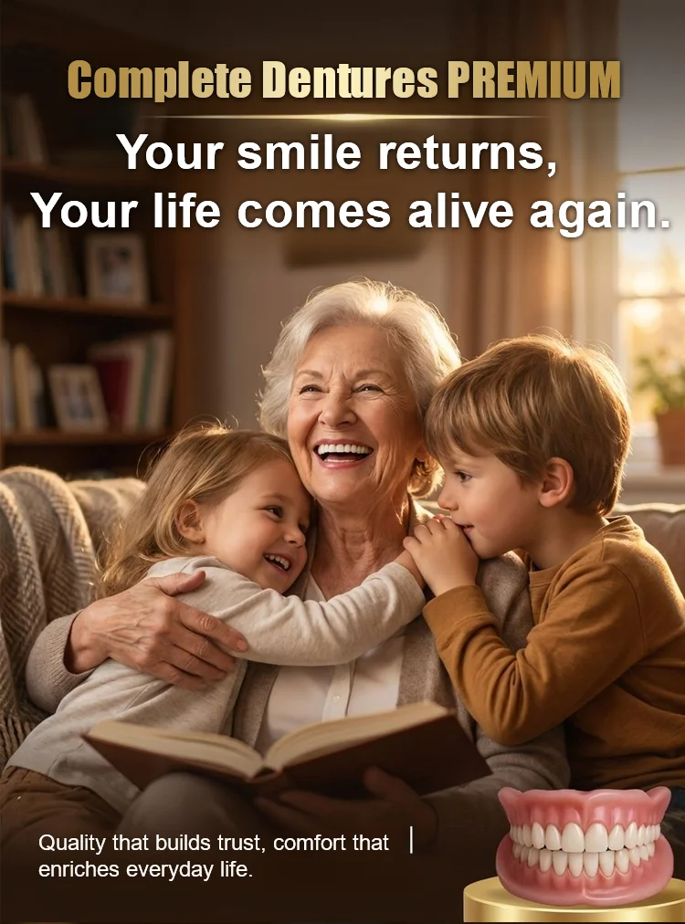 Strong Suction Full Denture for Confident Smile