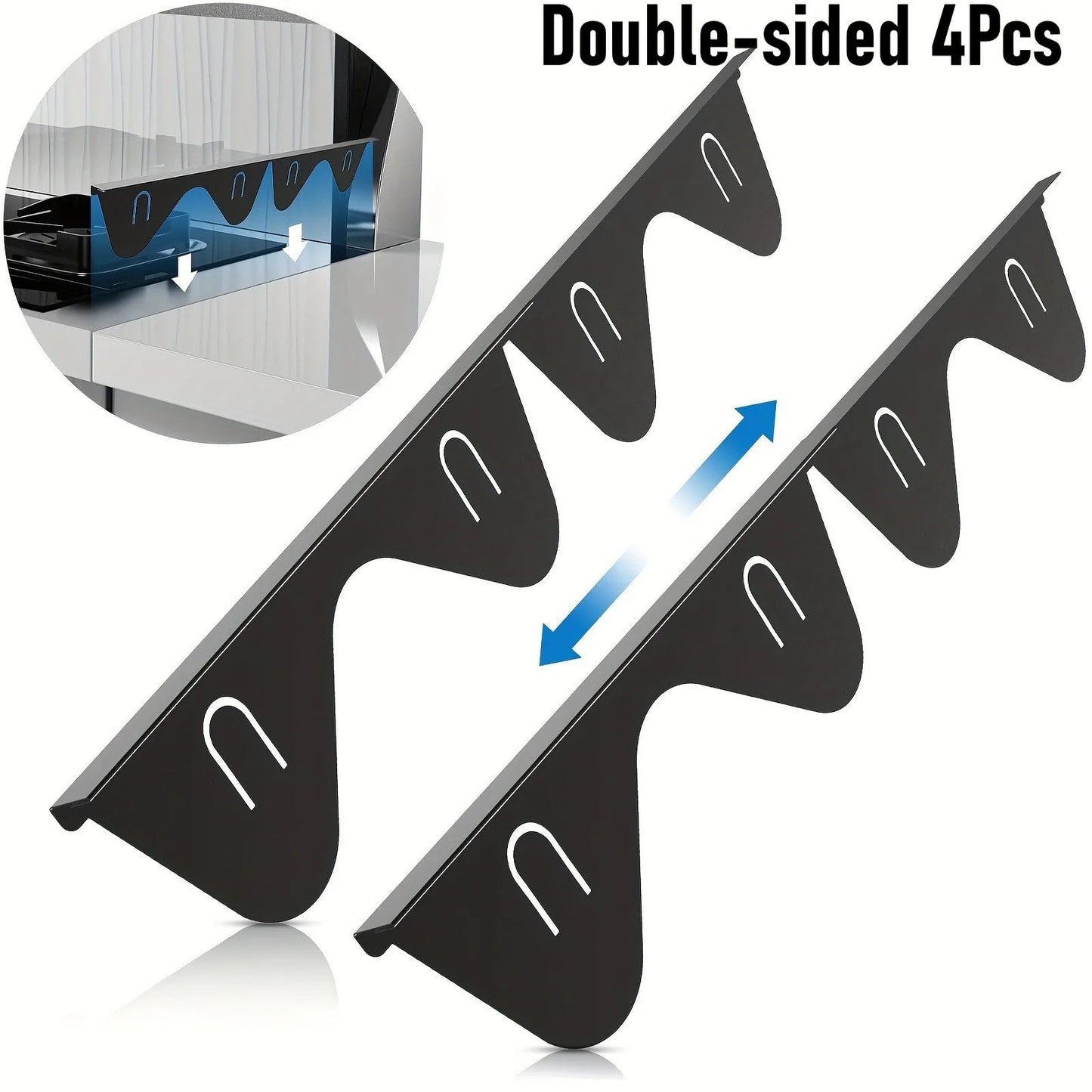 🎇2026 Spring Early Bird 30% Off Promotion - 2/4 Pcs Stainless Steel Stove and Oven Gap Cover