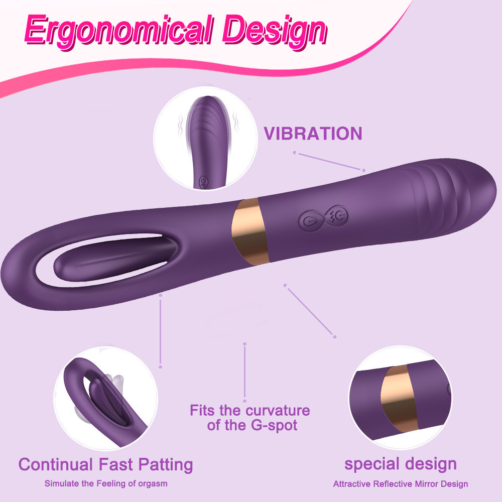 🎊Hot Selling New Products of 2026🎉 🔥 Sex toy with double-headed vibrating rod - vibrating and hollowed-out design
