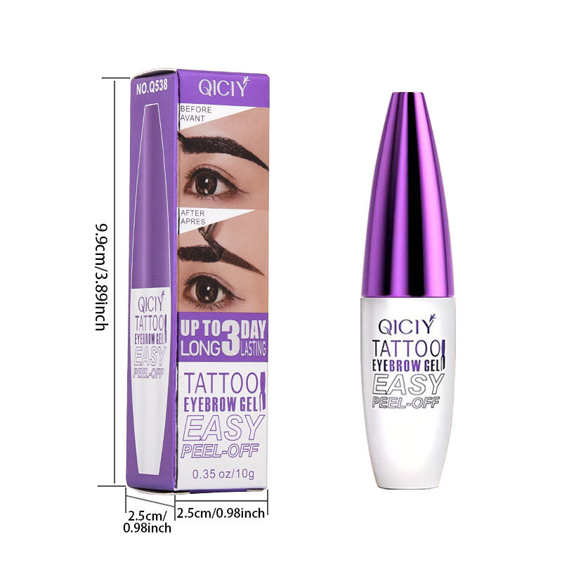 Peel-off brow gel for longer wear 🎁