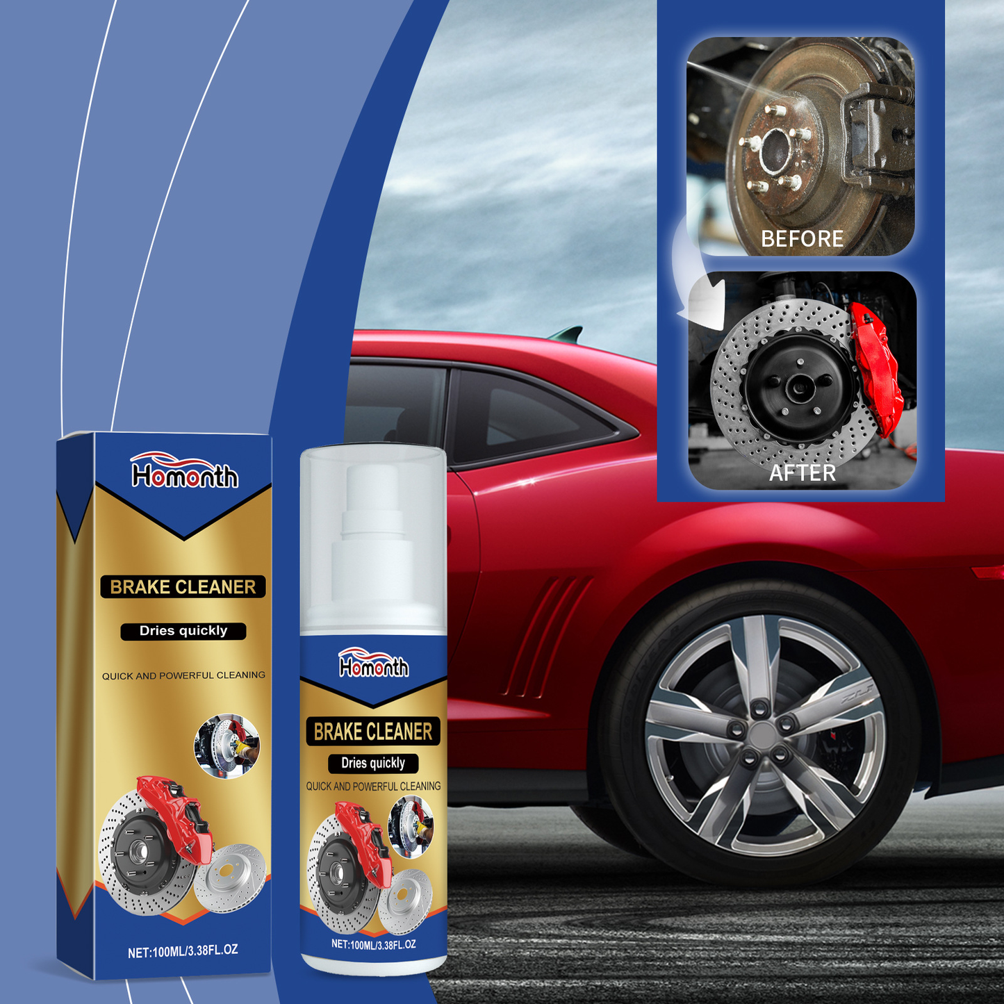 🔥Buy 2 Get 1 Free🔥Dirty vehicle brake system cleaner