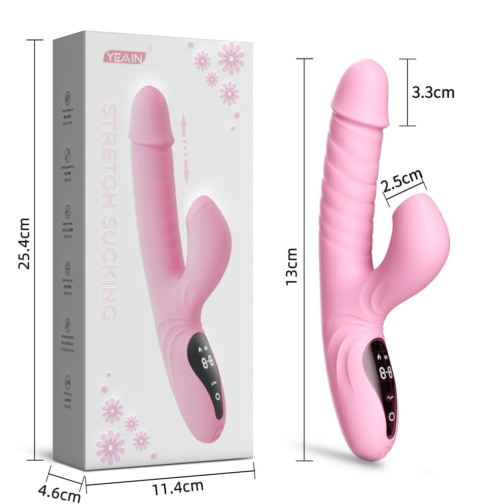 💥New on sale 2026 💞Lurevibe - Suck Telescopic Heating Vibrator