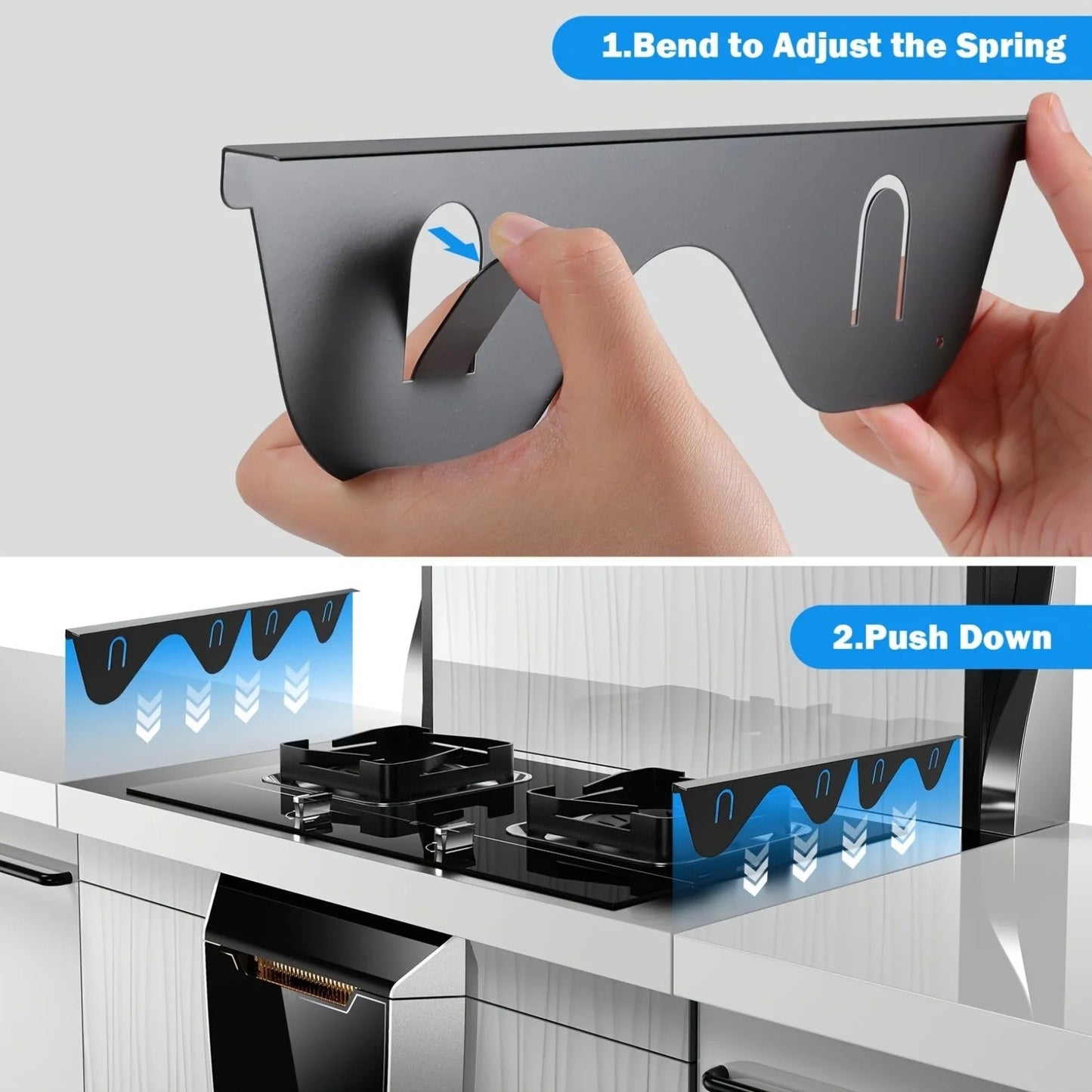 🎇2026 Spring Early Bird 30% Off Promotion - 2/4 Pcs Stainless Steel Stove and Oven Gap Cover