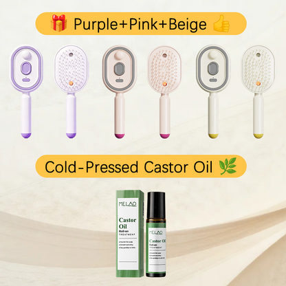 💖ProGlide™🇬🇧 Scalp Massager Comb 💆‍♀️ – Self-Cleaning 🧼