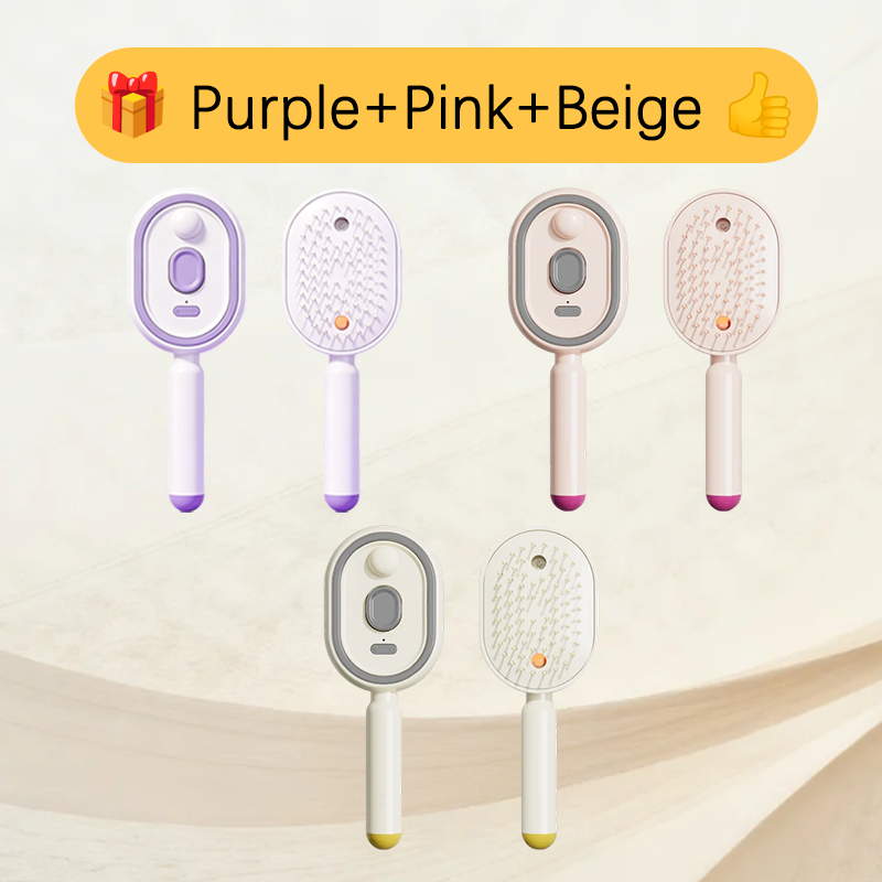 💖ProGlide™🇬🇧 Scalp Massager Comb 💆‍♀️ – Self-Cleaning 🧼