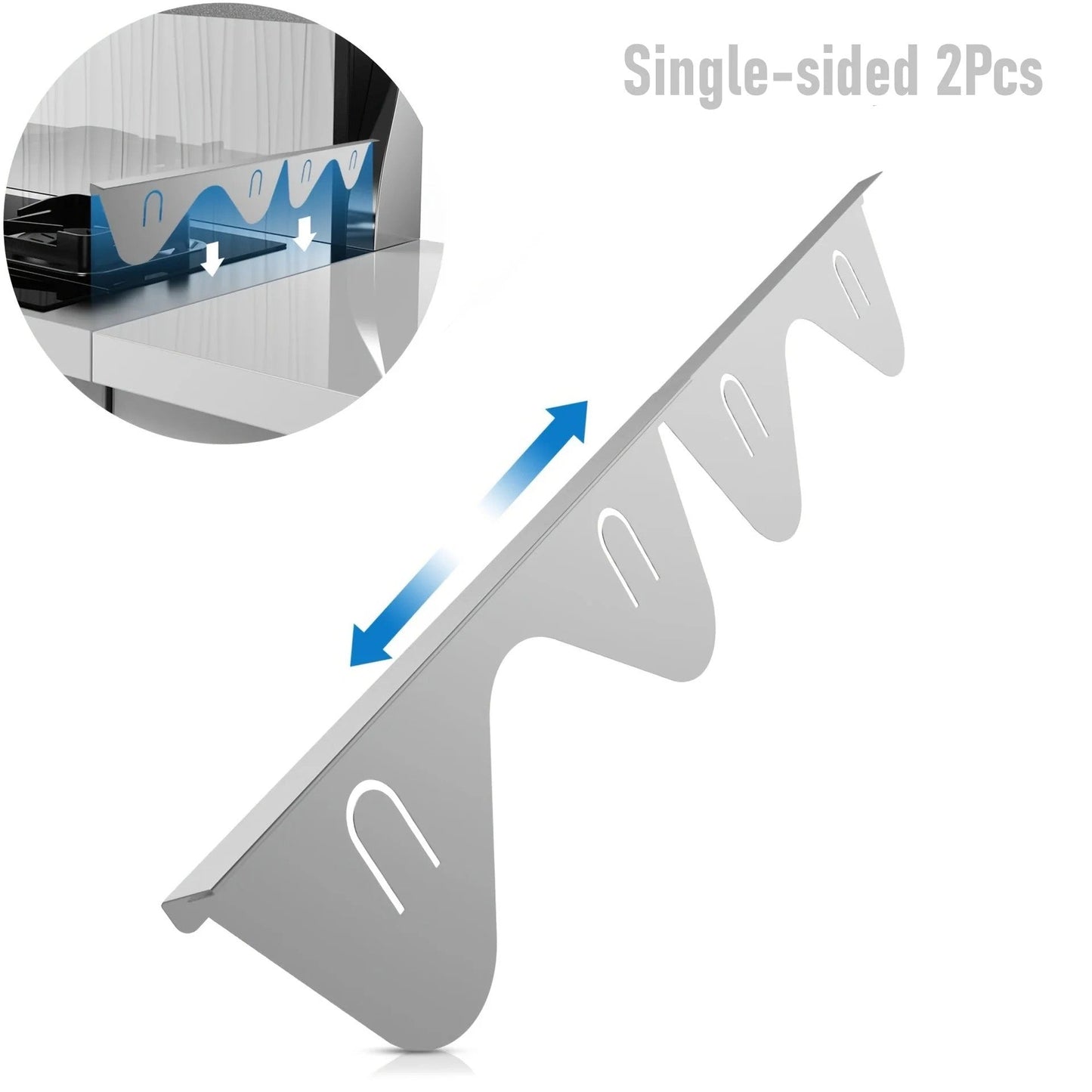 🎇2026 Spring Early Bird 30% Off Promotion - 2/4 Pcs Stainless Steel Stove and Oven Gap Cover