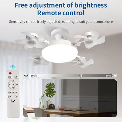 ⏰🔥LIMITED TIME 50% OFF!🔥50K+ SOLD!💡Foldable Socket Ceiling Fan Light with Remote, Energy-Saving Cooling & Lighting for Bedroom & Home