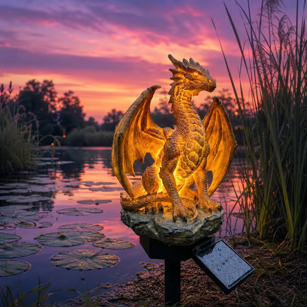 🐉Dragon Legacy Golden Ember Edition Solar Garden Light