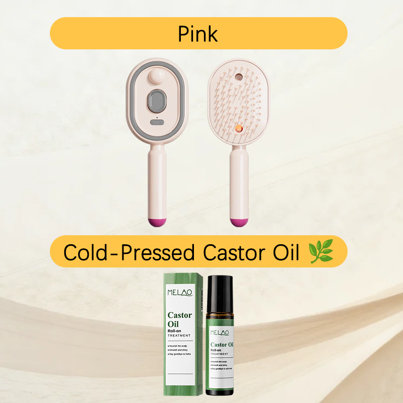 💖ProGlide™🇬🇧 Scalp Massager Comb 💆‍♀️ – Self-Cleaning 🧼