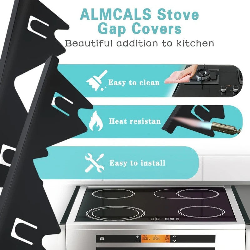 🎇2026 Spring Early Bird 30% Off Promotion - 2/4 Pcs Stainless Steel Stove and Oven Gap Cover
