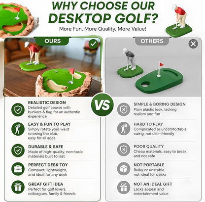Mini Tabletop Golf Game