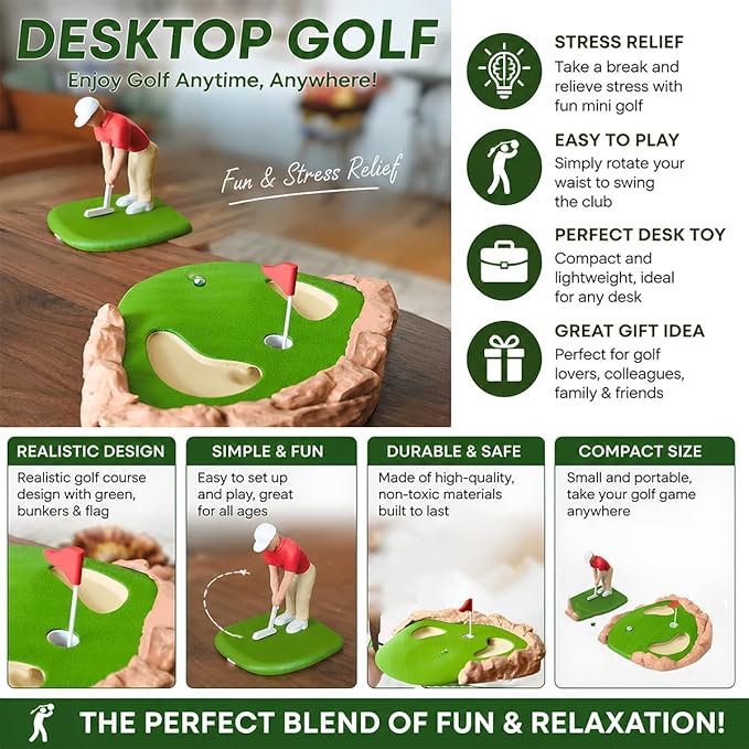 Mini Tabletop Golf Game