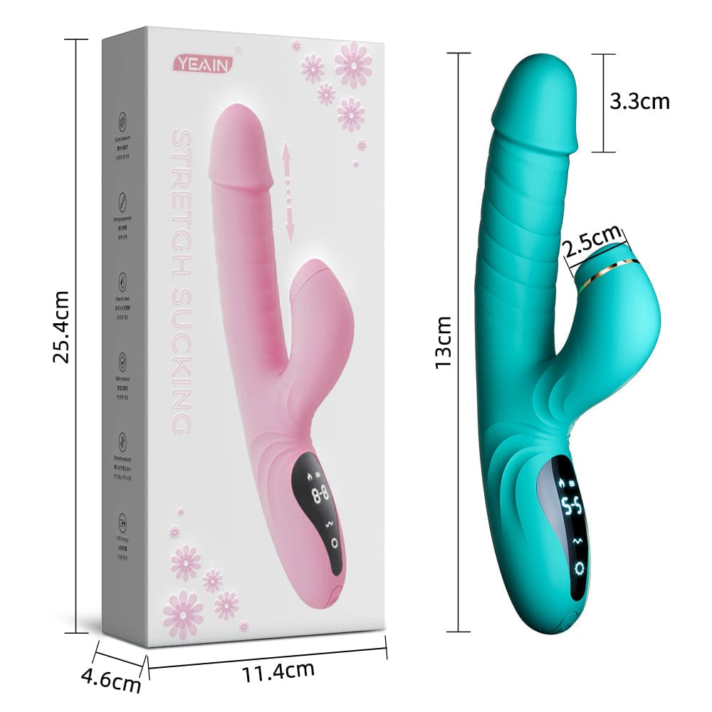 💥New on sale 2026 💞Lurevibe - Suck Telescopic Heating Vibrator