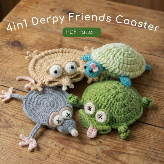 4in1 derpy friends coaster bundle