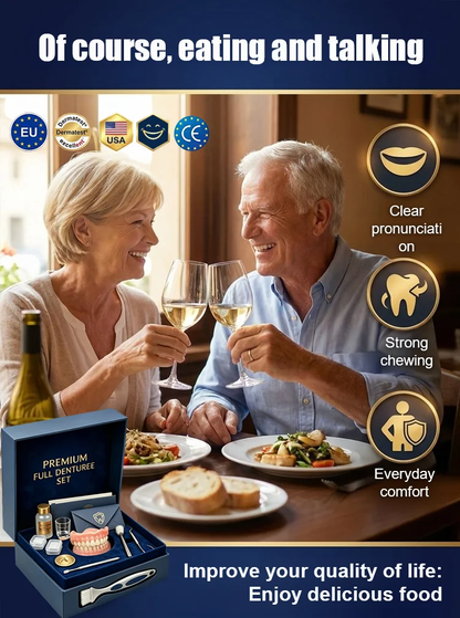 Strong Suction Full Denture for Confident Smile