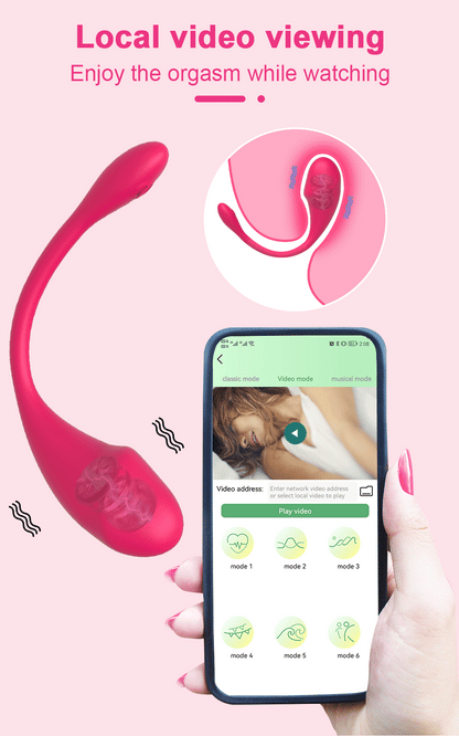 ❤️Remote Control and Silent Massage Function❤️
