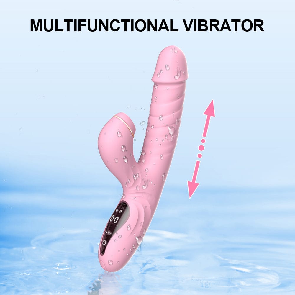 💥New on sale 2026 💞Lurevibe - Suck Telescopic Heating Vibrator
