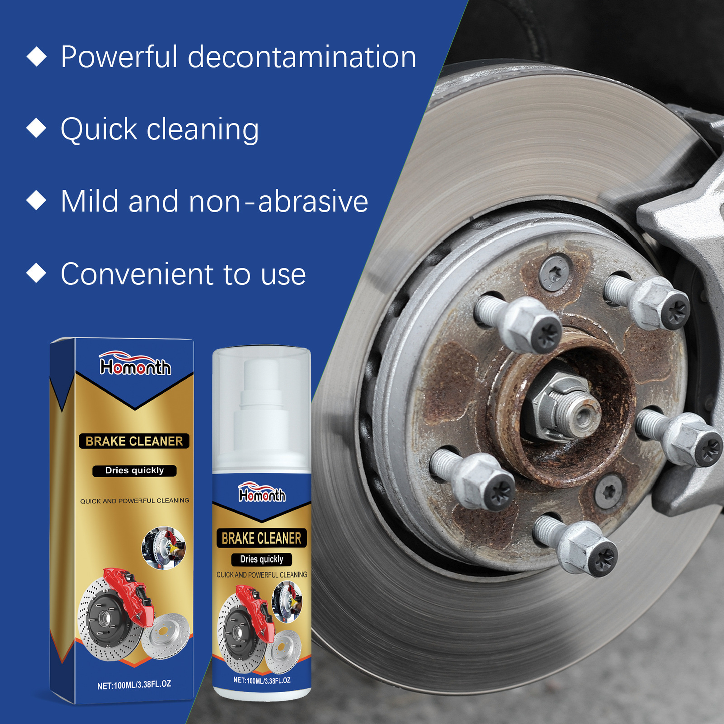 🔥Buy 2 Get 1 Free🔥Dirty vehicle brake system cleaner