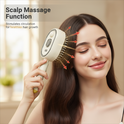 💖ProGlide™🇬🇧 Scalp Massager Comb 💆‍♀️ – Self-Cleaning 🧼